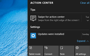 How to remove notifications from Action Center in Windows 10