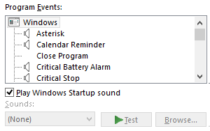 How to disable notification sounds in Windows 10