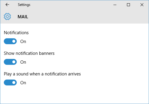 customize application specific notification settings