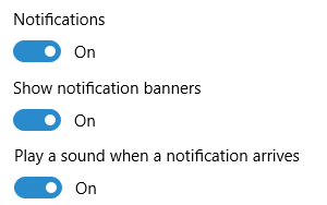 How to customize or disable notifications in Windows 10