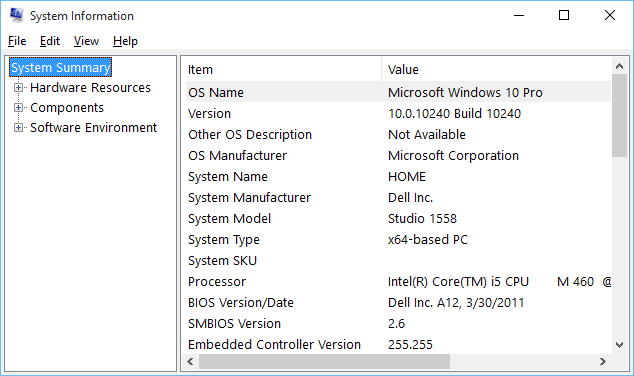 System Information App