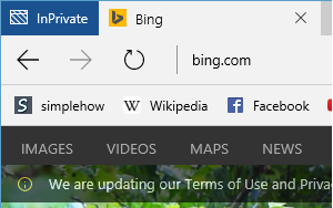 How to open Inprivate Browsing in Microsoft Edge