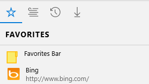 How to add or remove favorites in Microsoft Edge browser on Windows 10